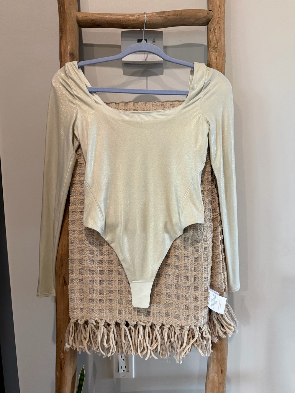 ✨ Wundermost Ultra-Soft Nulu Square-Neck Long-Sleeve Bodysuit ✨